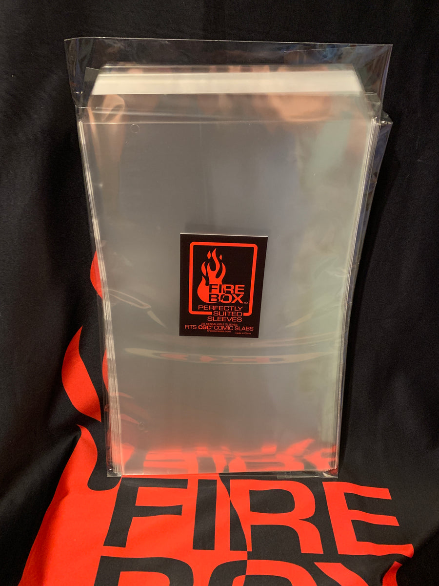 Perfectly Suited Sleeves for CGC and CBCS Comics Fire Box Sports Card Cases Perfectly Suited Sleeves for CGC and CBCS Comics Fire Box Sports Card Cases